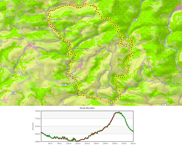 fietsroute kaart